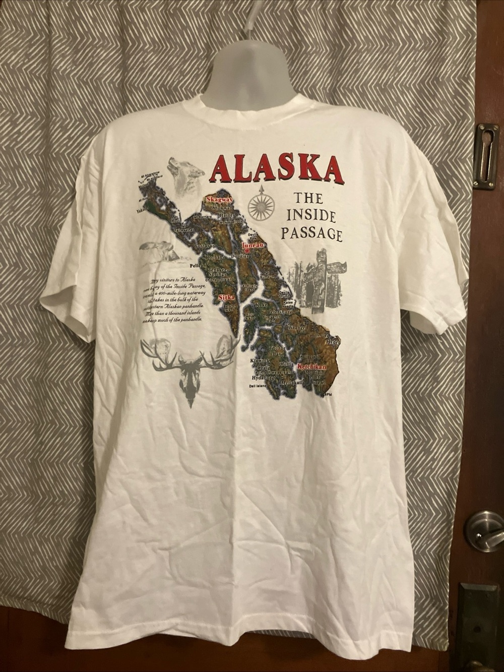 Alaska The Inside Passage Graphic Tee - White
